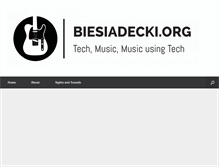 Tablet Screenshot of biesiadecki.org